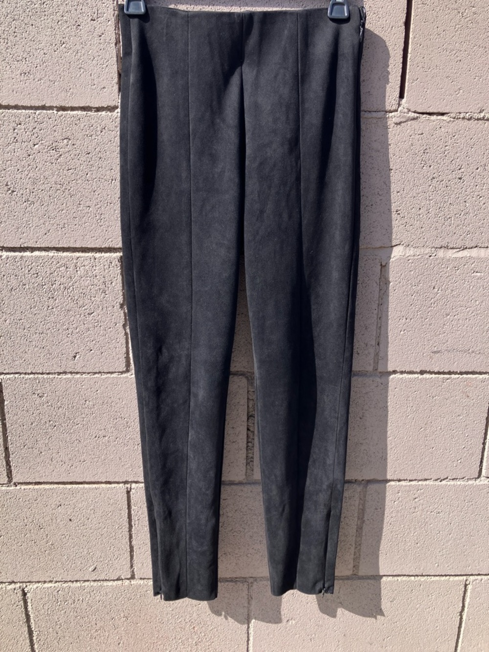 Zara Black Cropped Tailored Ponte Pants